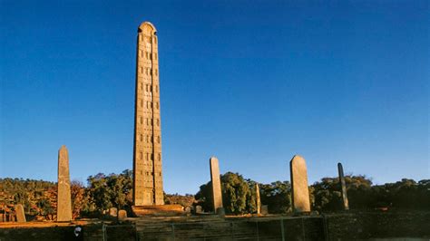  “The Axum Obelisk: A Monumental Dance Between Earth and Sky!”